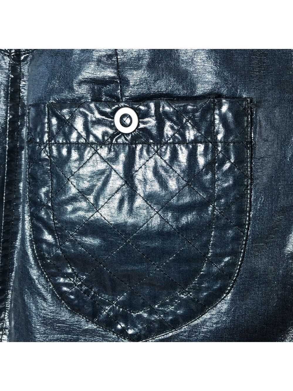 Free People Leather mini Skirt pockets zip cocktail clubbing festival rocker S - Picture 5 of 10